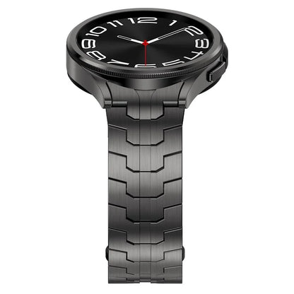 For Samsung Galaxy Watch FE 40mm / Watch6 / Watch6 Classic / Watch 5 Stainless Steel Watch Strap Butterfly Buckle Wrist Band