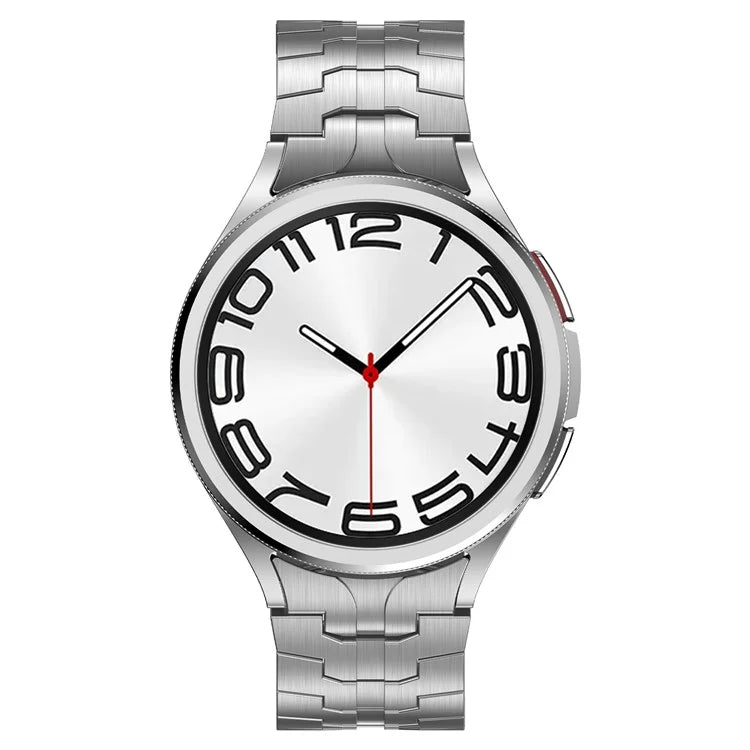 For Samsung Galaxy Watch FE 40mm / Watch6 / Watch6 Classic / Watch 5 Stainless Steel Watch Strap Butterfly Buckle Wrist Band