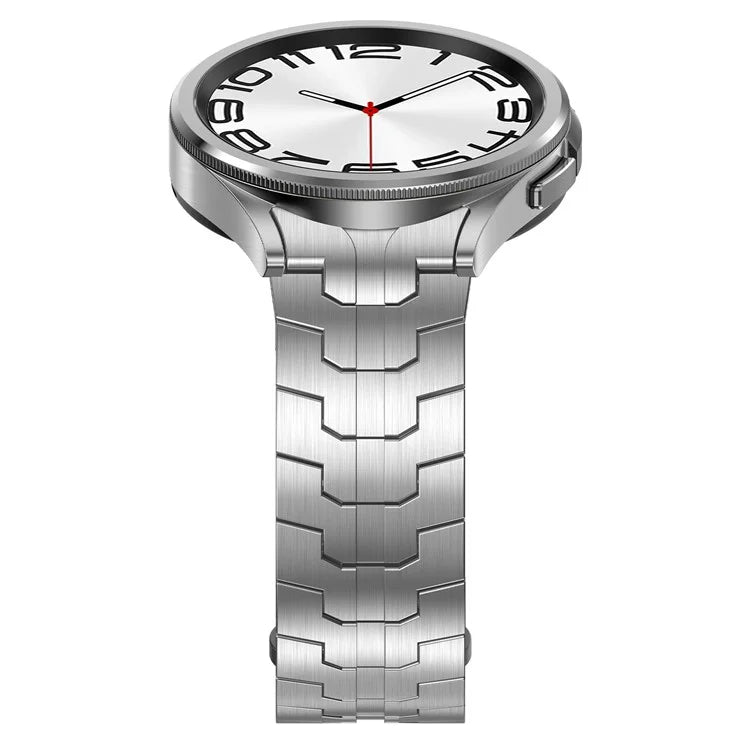 For Samsung Galaxy Watch FE 40mm / Watch6 / Watch6 Classic / Watch 5 Stainless Steel Watch Strap Butterfly Buckle Wrist Band