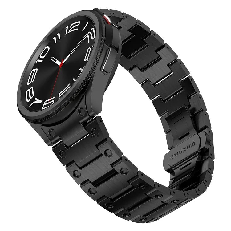 For Samsung Galaxy Watch FE 40mm / Watch6 / Watch6 Classic / Watch 5 Watchband Stainless Steel Watch Strap Replacement