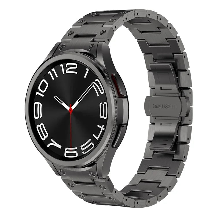 For Samsung Galaxy Watch FE 40mm / Watch6 / Watch6 Classic / Watch 5 Watchband Stainless Steel Watch Strap Replacement