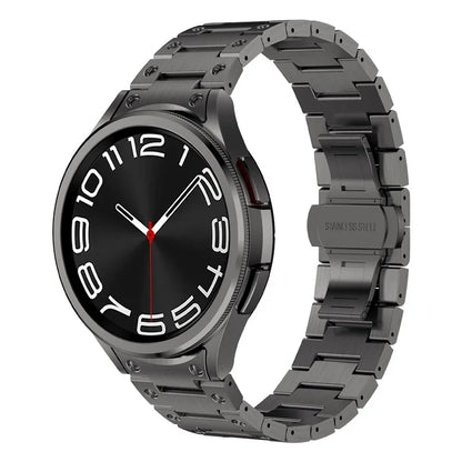 For Samsung Galaxy Watch FE 40mm / Watch6 / Watch6 Classic / Watch 5 Watchband Stainless Steel Watch Strap Replacement