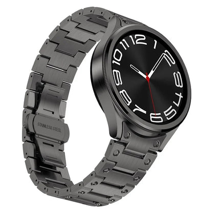 For Samsung Galaxy Watch FE 40mm / Watch6 / Watch6 Classic / Watch 5 Watchband Stainless Steel Watch Strap Replacement