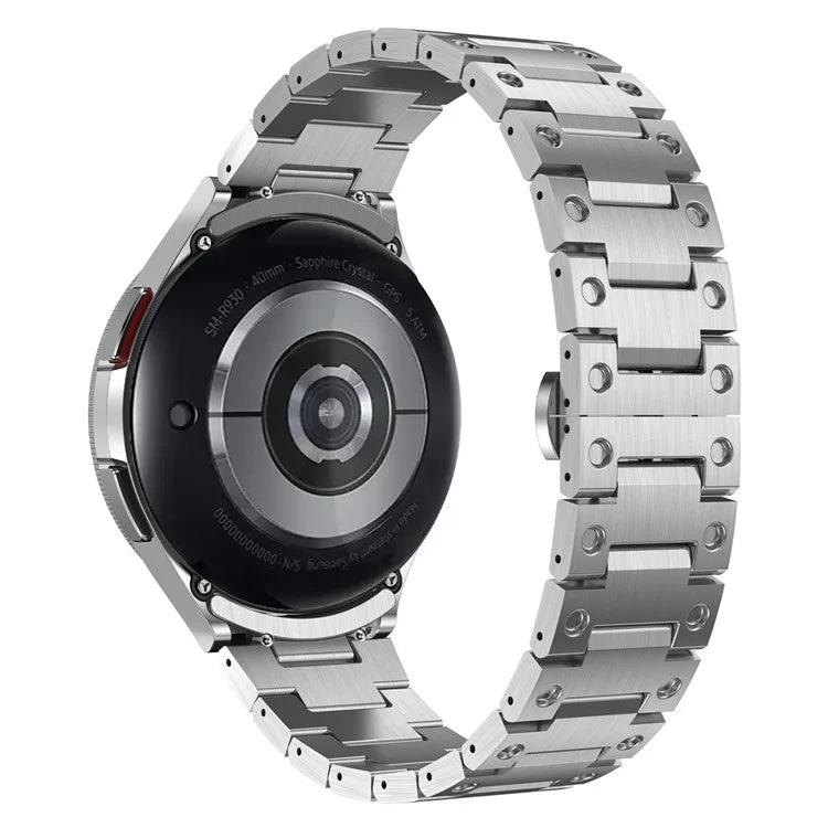 For Samsung Galaxy Watch FE 40mm / Watch6 / Watch6 Classic / Watch 5 Watchband Stainless Steel Watch Strap Replacement