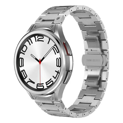 For Samsung Galaxy Watch FE 40mm / Watch6 / Watch6 Classic / Watch 5 Watchband Stainless Steel Watch Strap Replacement
