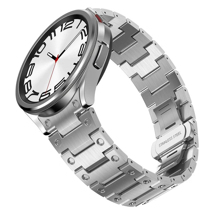 For Samsung Galaxy Watch FE 40mm / Watch6 / Watch6 Classic / Watch 5 Watchband Stainless Steel Watch Strap Replacement