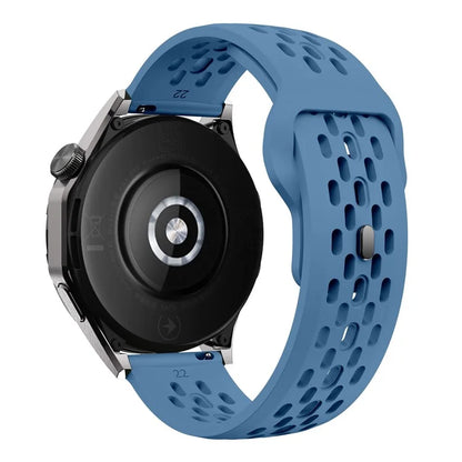 For Garmin vivoactive 5 / Venu 2 Plus Silicone Watch Band 20mm Hollow Adjustable Strap