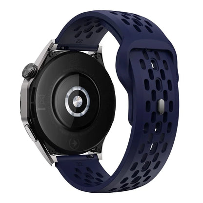 For Garmin vivoactive 5 / Venu 2 Plus Silicone Watch Band 20mm Hollow Adjustable Strap