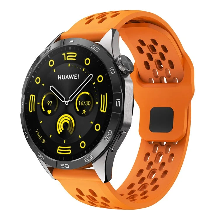 For Garmin Venu 3 / Venu 2 / Vivoactive 4 22mm Watch Strap Hollow Silicone Wrist Band Replacement