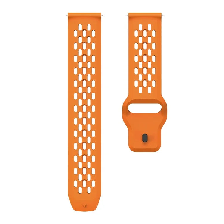 For Garmin Venu 3 / Venu 2 / Vivoactive 4 22mm Watch Strap Hollow Silicone Wrist Band Replacement