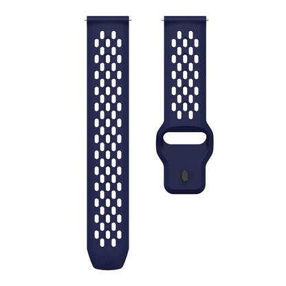 For Garmin Venu 3 / Venu 2 / Vivoactive 4 22mm Watch Strap Hollow Silicone Wrist Band Replacement