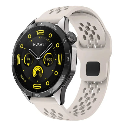 For Garmin Venu 3 / Venu 2 / Vivoactive 4 22mm Watch Strap Hollow Silicone Wrist Band Replacement