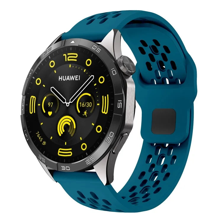 For Garmin Venu 3 / Venu 2 / Vivoactive 4 22mm Watch Strap Hollow Silicone Wrist Band Replacement