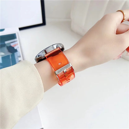 For Samsung Galaxy Watch3 45mm / Huawei Watch GT 4 46mm Band 22mm TPU Wrist Strap Orange