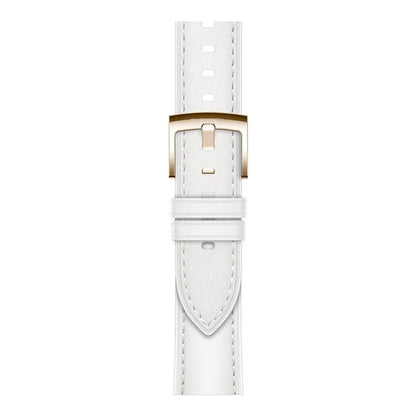For Huawei Watch GT 4 41mm / Garmin Venu 3S 18mm Watch Band Genuine Cow Leather Wrist Strap