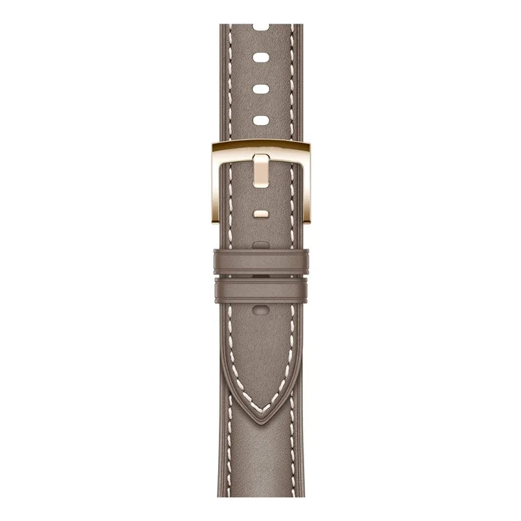 For Huawei Watch GT 4 41mm / Garmin Venu 3S 18mm Watch Band Genuine Cow Leather Wrist Strap