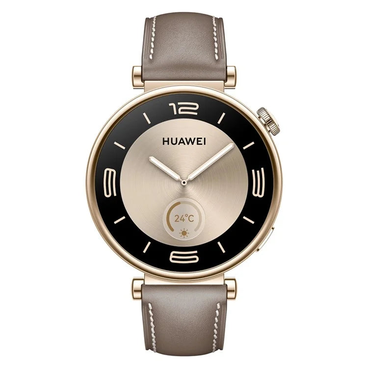 For Huawei Watch GT 4 41mm / Garmin Venu 3S 18mm Watch Band Genuine Cow Leather Wrist Strap