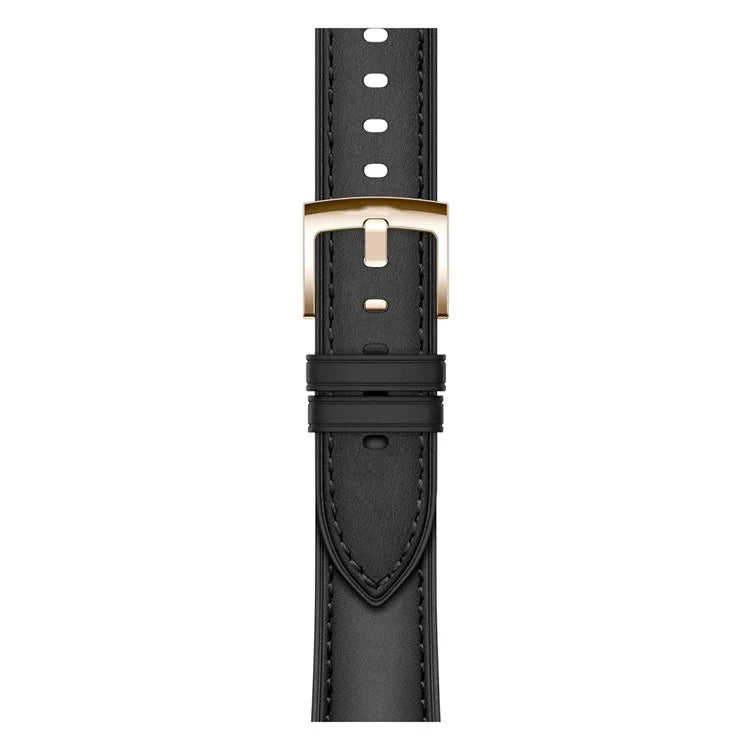 For Huawei Watch GT 4 41mm / Garmin Venu 3S 18mm Watch Band Genuine Cow Leather Wrist Strap
