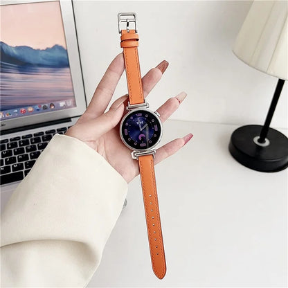 For Garmin Venu 3S / Forerunner 265S / Xiaomi Mi Watch 18mm Watch Band PU Leather Wrist Strap