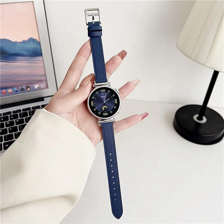 For Garmin Venu 3S / Forerunner 265S / Xiaomi Mi Watch 18mm Watch Band PU Leather Wrist Strap