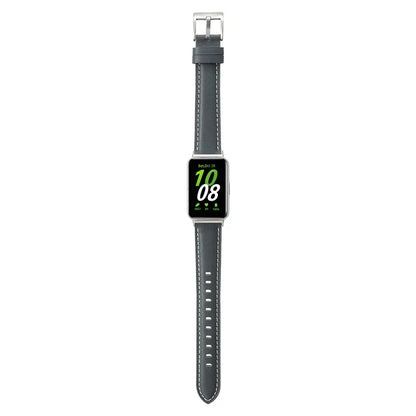 For Samsung Galaxy Fit3 Watch Band Cowhide Leather Strap Replacement