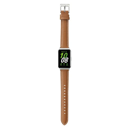 For Samsung Galaxy Fit3 Watch Band Cowhide Leather Strap Replacement