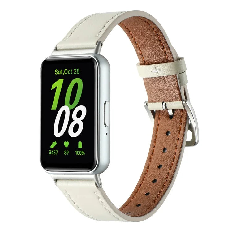 For Samsung Galaxy Fit3 Genuine Leather Watch Strap Band Replacement