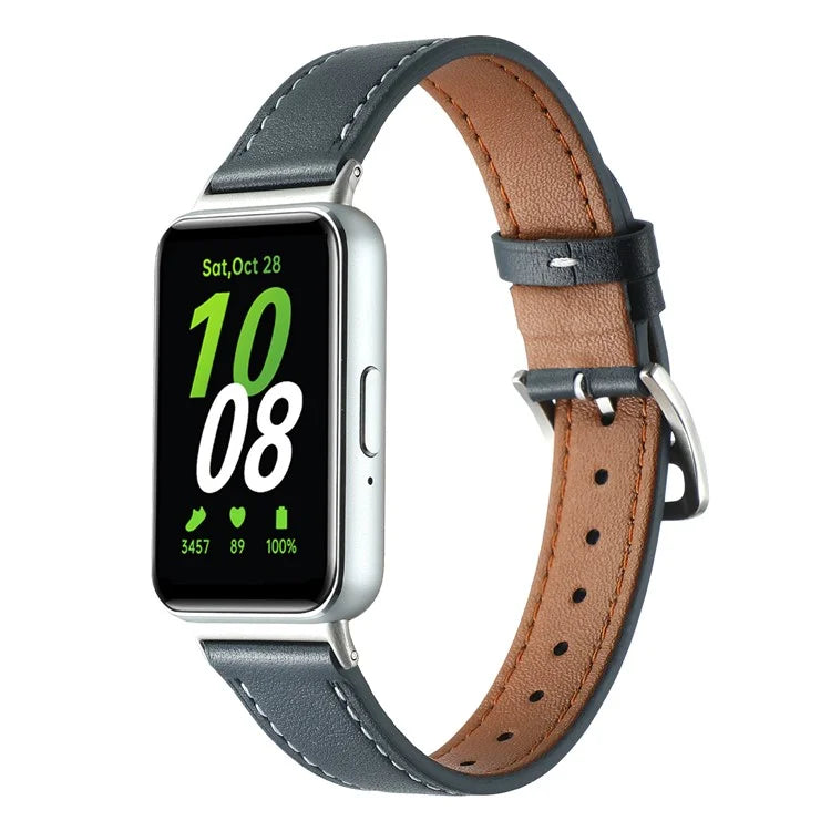 For Samsung Galaxy Fit3 Genuine Leather Watch Strap Band Replacement