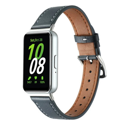 For Samsung Galaxy Fit3 Genuine Leather Watch Strap Band Replacement