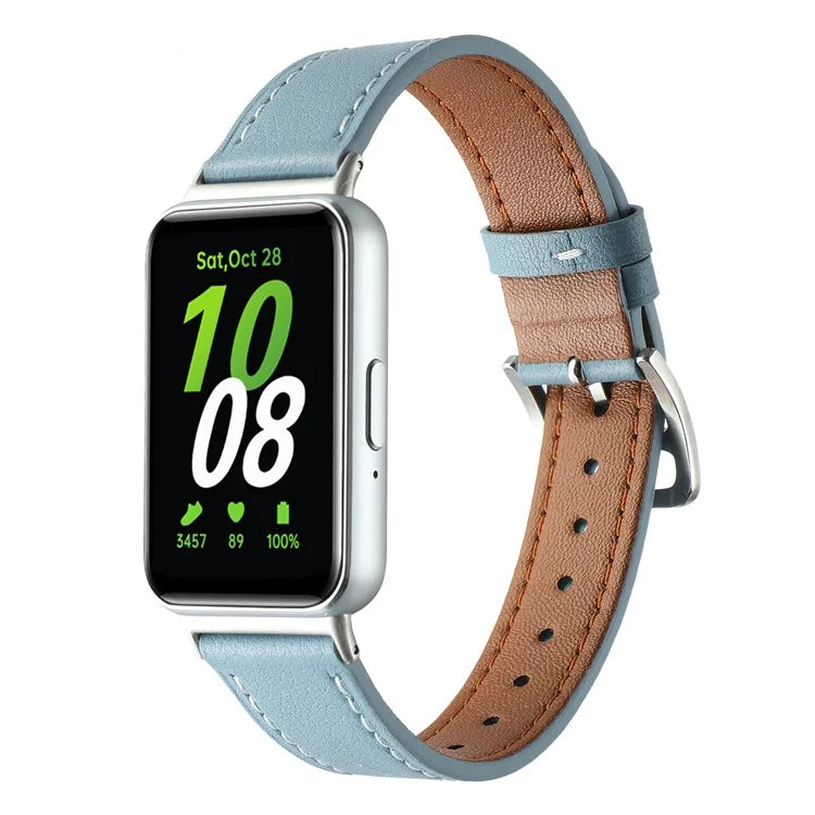 For Samsung Galaxy Fit3 Genuine Leather Watch Strap Band Replacement