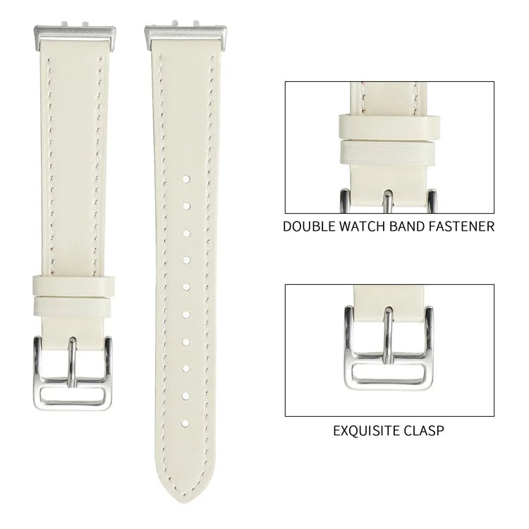 For Samsung Galaxy Fit3 Genuine Leather Watch Strap Band Replacement