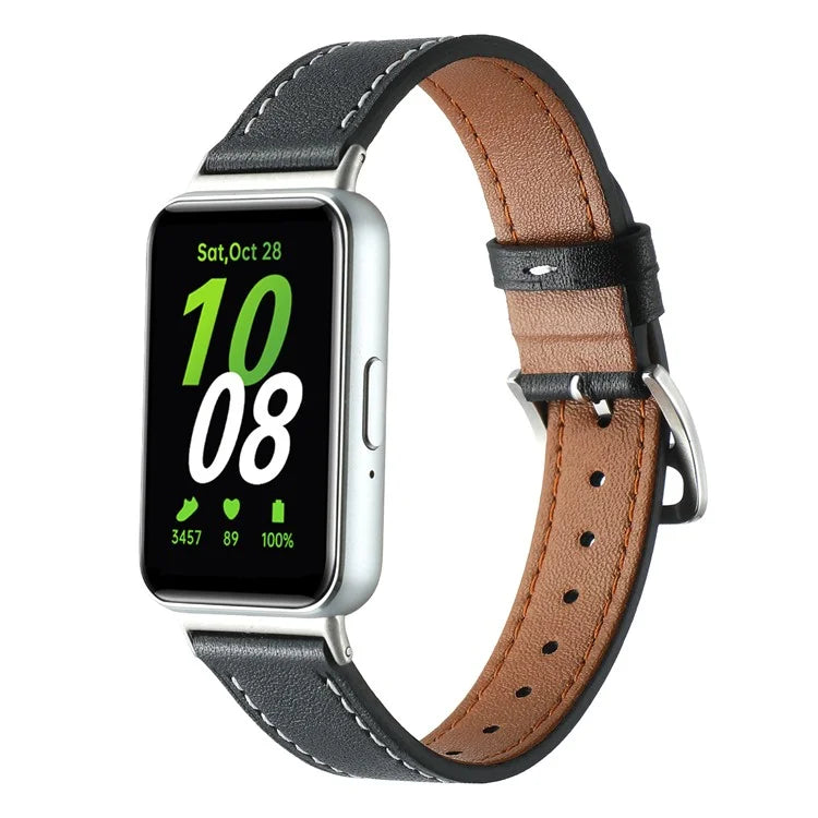 For Samsung Galaxy Fit3 Genuine Leather Watch Strap Band Replacement