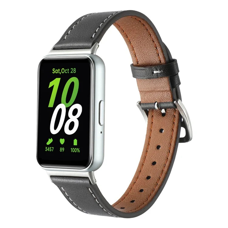 For Samsung Galaxy Fit3 Genuine Leather Watch Strap Band Replacement