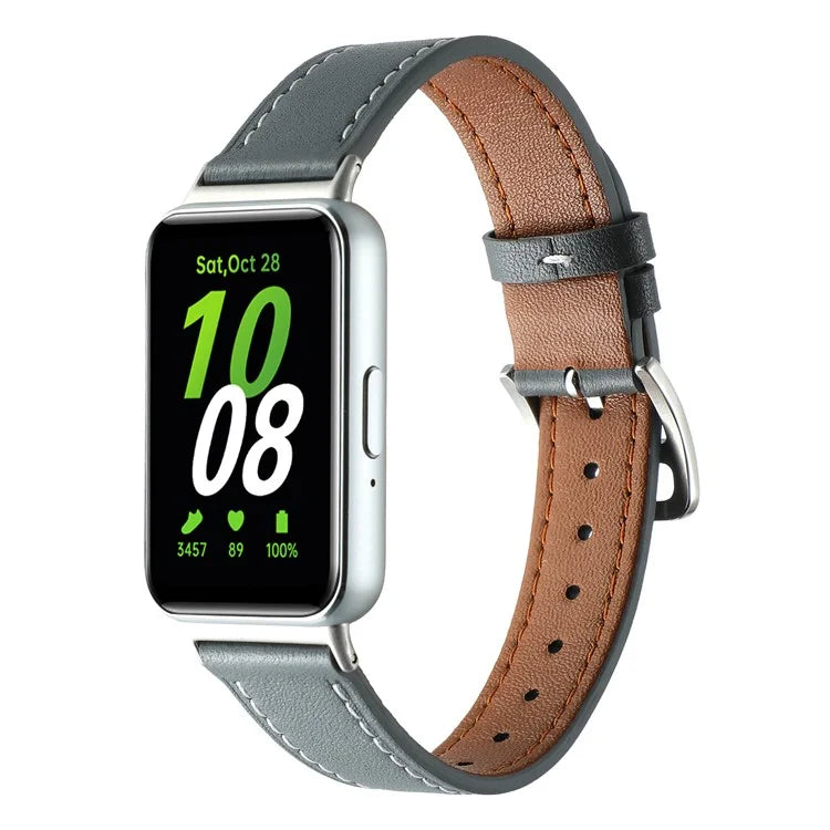 For Samsung Galaxy Fit3 Genuine Leather Watch Strap Band Replacement