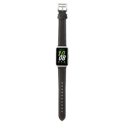 For Samsung Galaxy Fit3 Genuine Leather Watch Strap Band Replacement