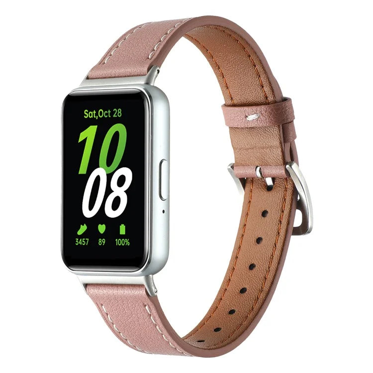For Samsung Galaxy Fit3 Genuine Leather Watch Strap Band Replacement