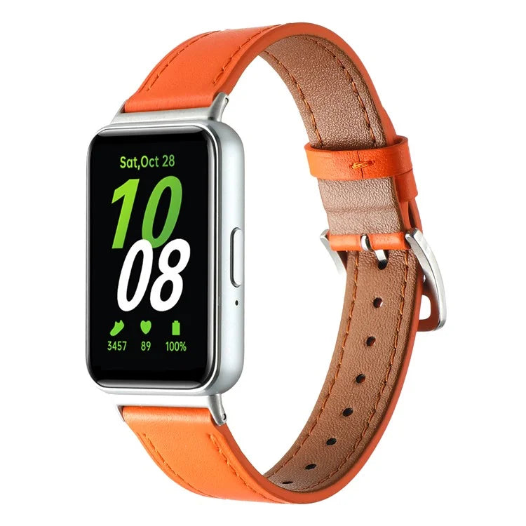 For Samsung Galaxy Fit3 Genuine Leather Watch Strap Band Replacement