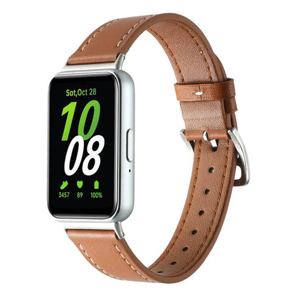 For Samsung Galaxy Fit3 Genuine Leather Watch Strap Band Replacement