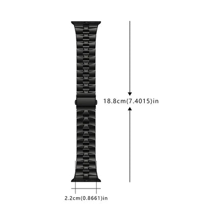 For Apple Watch Ultra 2 Ultra 49mm / Series 9 8 7 45mm / 6 5 4 SE (2022) SE (2023) SE 44mm / 3 2 1 42mm Metal Wrist Band