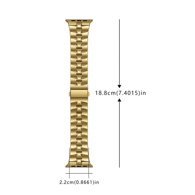 For Apple Watch Ultra 2 Ultra 49mm / Series 9 8 7 45mm / 6 5 4 SE (2022) SE (2023) SE 44mm / 3 2 1 42mm Metal Wrist Band