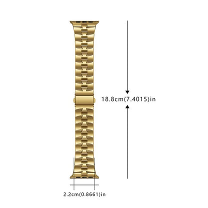 For Apple Watch Ultra 2 Ultra 49mm / Series 9 8 7 45mm / 6 5 4 SE (2022) SE (2023) SE 44mm / 3 2 1 42mm Metal Wrist Band