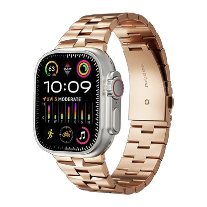 For Apple Watch Ultra 2 Ultra 49mm / Series 9 8 7 45mm / 6 5 4 SE (2022) SE (2023) SE 44mm / 3 2 1 42mm Metal Wrist Band