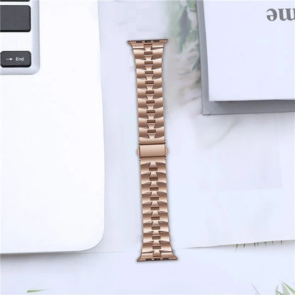 For Apple Watch Ultra 2 Ultra 49mm / Series 9 8 7 45mm / 6 5 4 SE (2022) SE (2023) SE 44mm / 3 2 1 42mm Metal Wrist Band