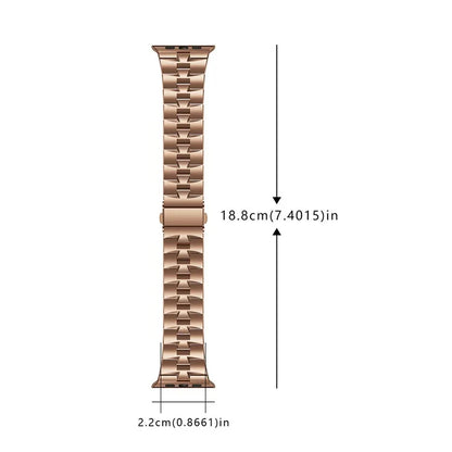 For Apple Watch Ultra 2 Ultra 49mm / Series 9 8 7 45mm / 6 5 4 SE (2022) SE (2023) SE 44mm / 3 2 1 42mm Metal Wrist Band
