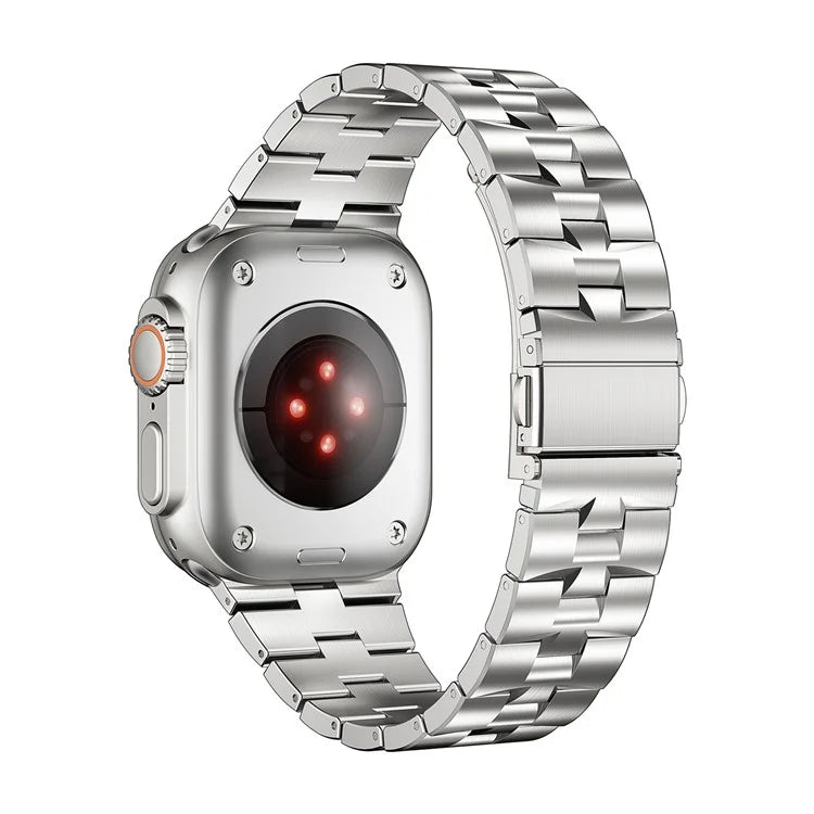 For Apple Watch Ultra 2 Ultra 49mm / Series 9 8 7 45mm / 6 5 4 SE (2022) SE (2023) SE 44mm / 3 2 1 42mm Metal Wrist Band