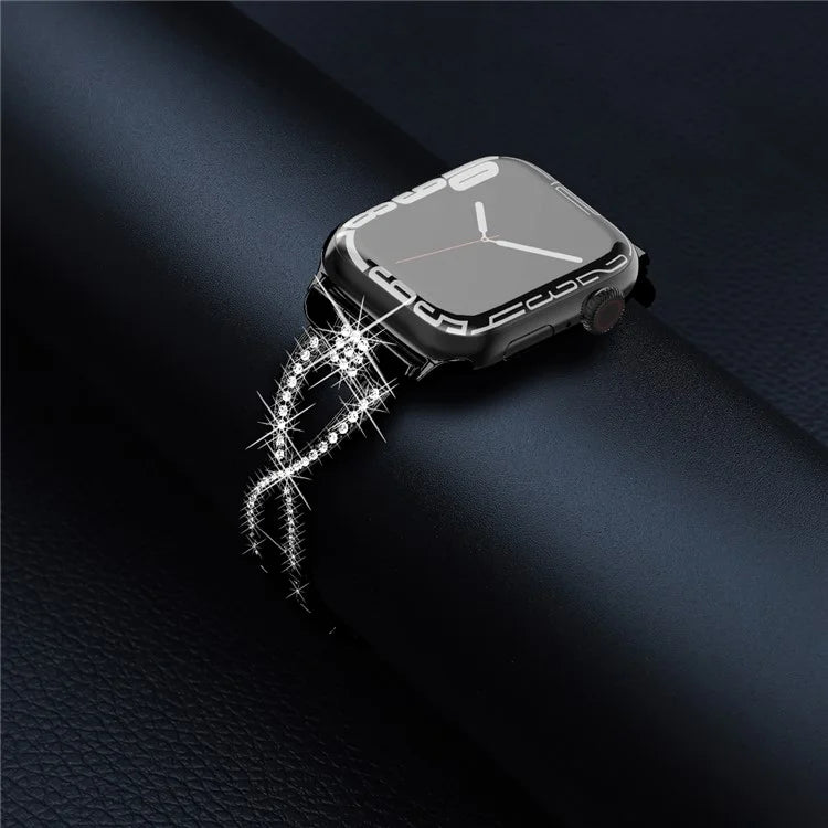 For Apple Watch Ultra 49mm / Ultra 2 49mm / Series 9 / 8 / 7 45mm / 6 / 5 / 4 / SE / SE (2022) / SE (2023) 44mm / 3 / 2 / 1 42mm Cross Design Strap
