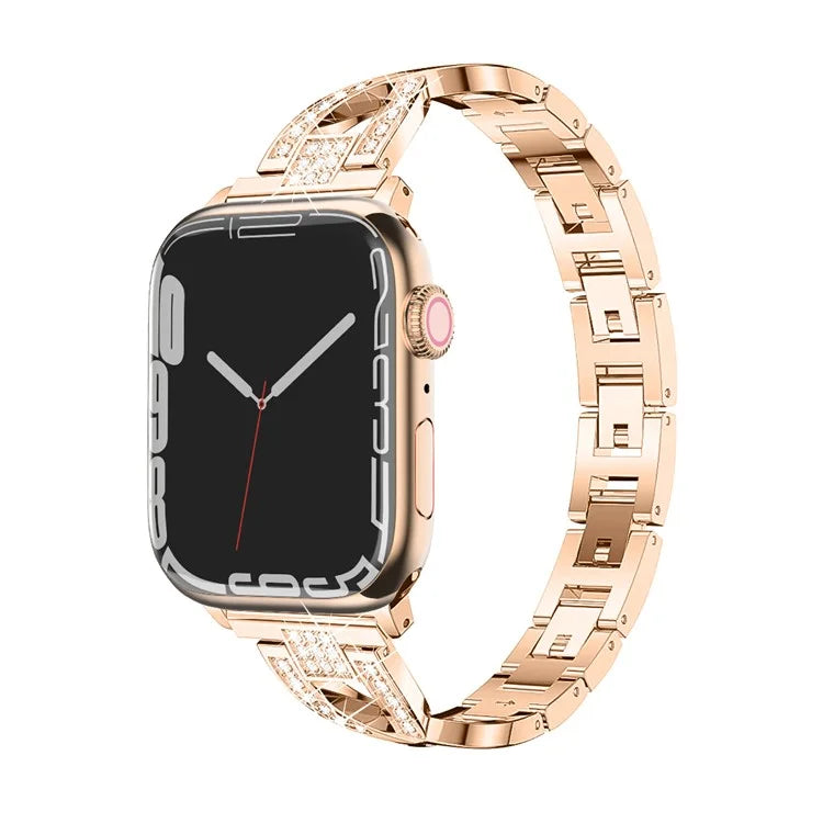 For Apple Watch Ultra 49mm / Ultra 2 49mm / Series 9 / 8 / 7 45mm / 6 / 5 / 4 / SE / SE (2022) / SE (2023) 44mm / 3 / 2 / 1 42mm Cross Design Strap