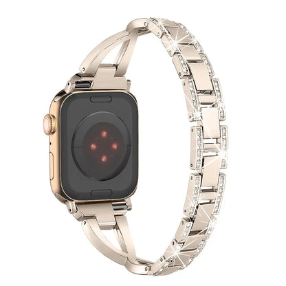 For Apple Watch Ultra 49mm / Ultra 2 49mm / Series 9 / 8 / 7 45mm / 6 / 5 / 4 / SE / SE (2022) / SE (2023) 44mm / 3 / 2 / 1 42mm Cross Design Strap
