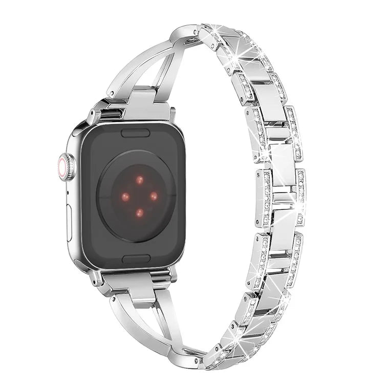 For Apple Watch Ultra 49mm / Ultra 2 49mm / Series 9 / 8 / 7 45mm / 6 / 5 / 4 / SE / SE (2022) / SE (2023) 44mm / 3 / 2 / 1 42mm Cross Design Strap
