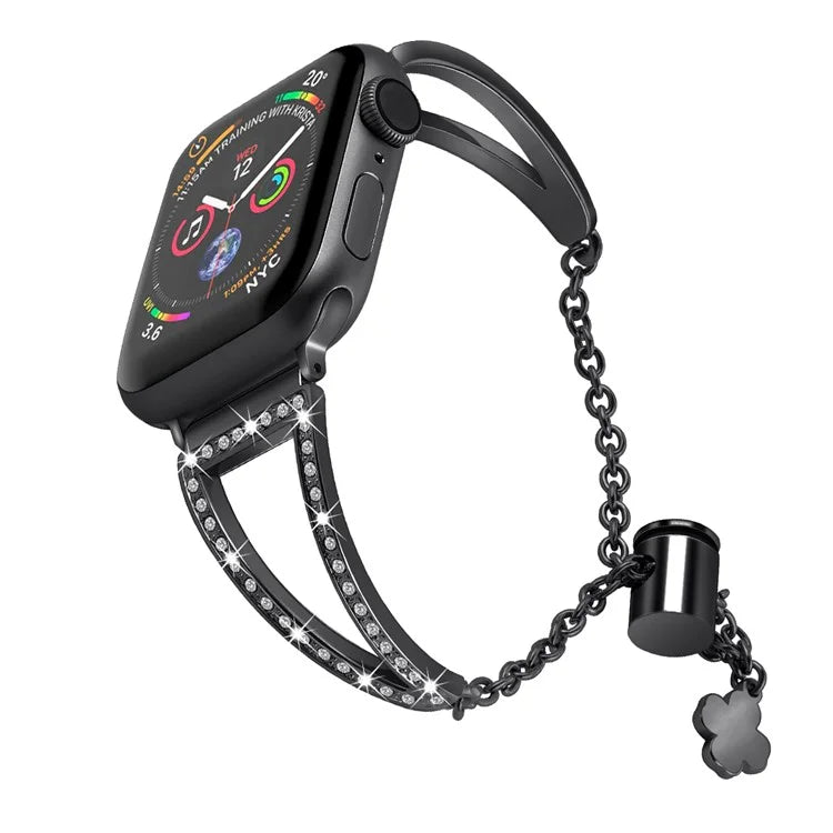 Hollow Triangle Strap for Apple Watch Series 9 8 7 41mm / 6 5 4 SE SE (2022) SE (2023) 40mm / 3 2 1 38mm Zinc Alloy Band